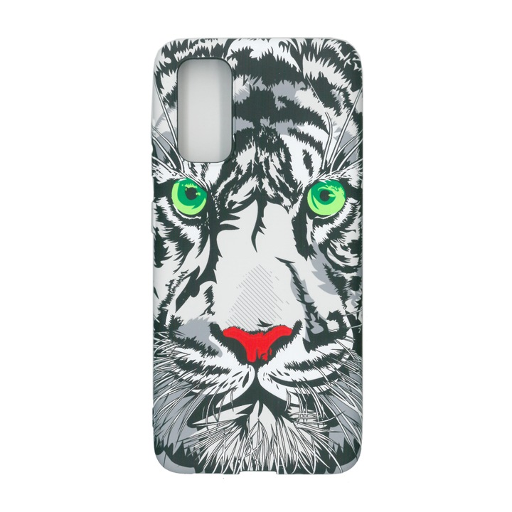 Husa protectie spate cu efect fosforescent, LUXO M6, pentru Samsung Galaxy S20