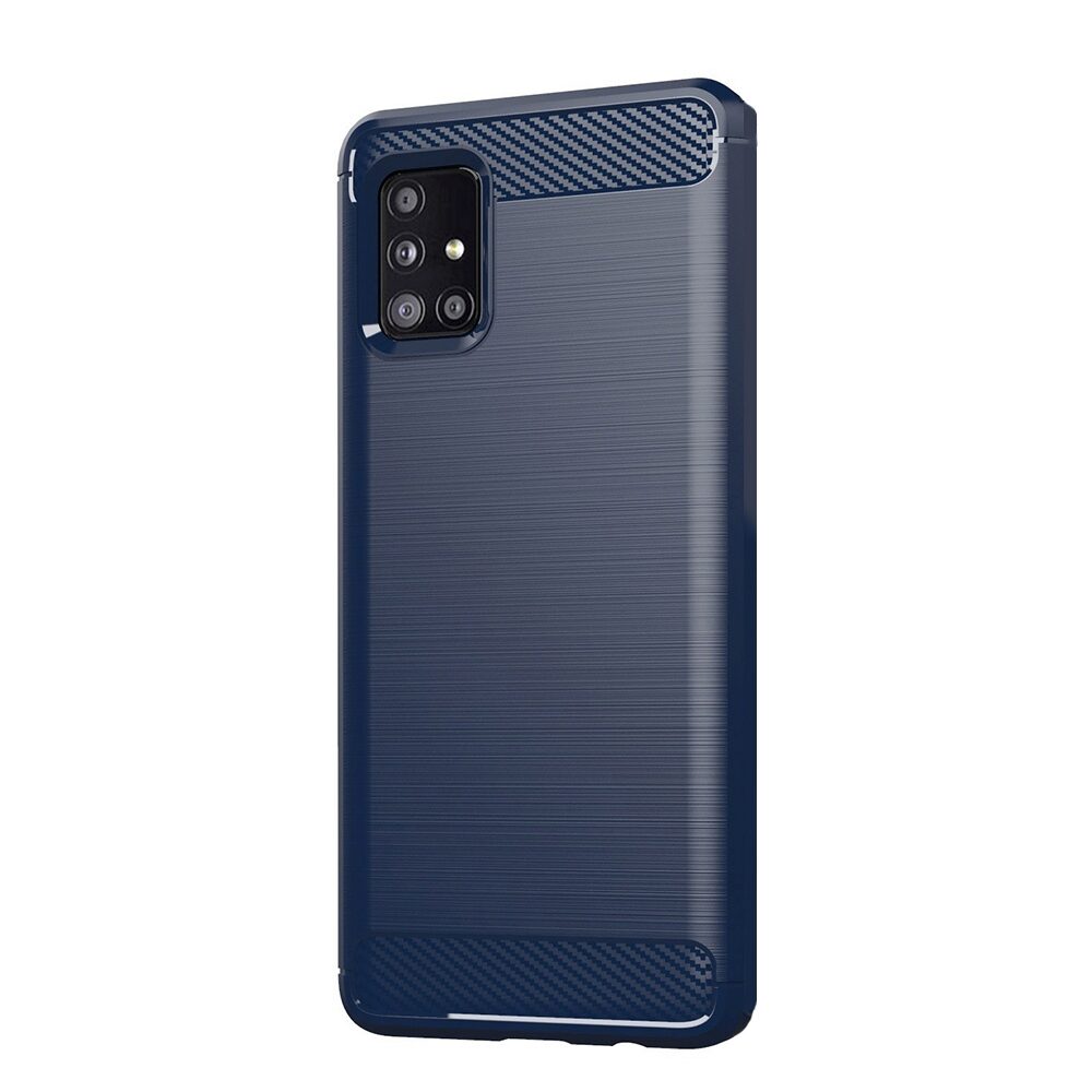 Husa Flexibila Antisoc Carbon pentru Samsung Galaxy A51 5G / A516, Grafit