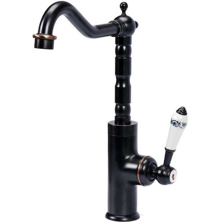 Fala mosogató csaptelep + tartozékok Retro Black 2