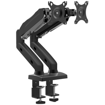 Suport birou 2 monitoare Serioux MM902, gas spring, 10”-27”, Negru Suport birou 2 monitoare Serioux MM902, gas spring, 10”-27”, Negru