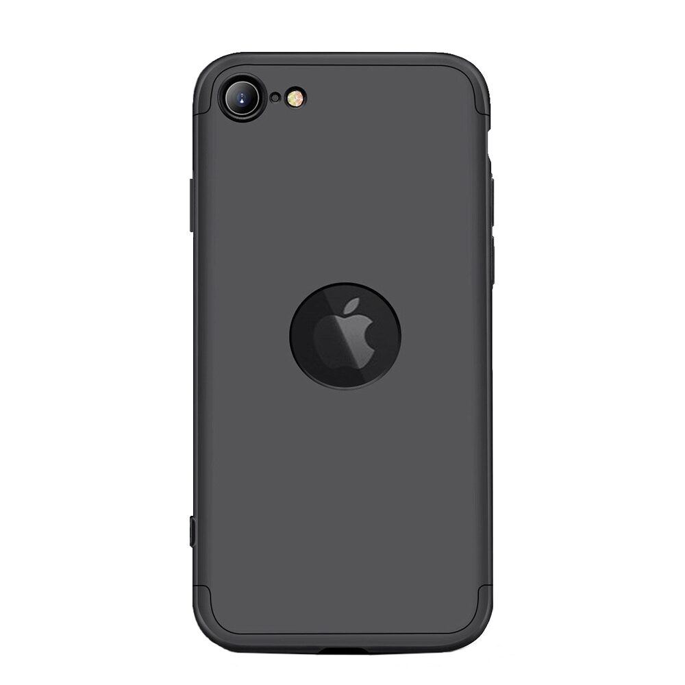 Husa 360° GKK (Protectie Completa) pentru iPhone SE 2, Negru