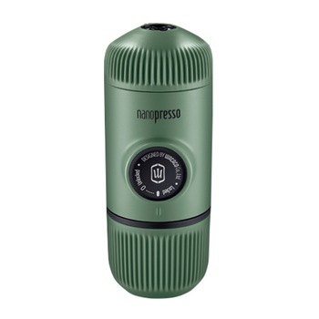 Aparat portabil de cafea Wacaco, cu carcasa, Nanopresso, verde, compact, usor si inovativ Aparat portabil de cafea Wacaco, cu carcasa, Nanopresso, verde, compact, usor si inovativ