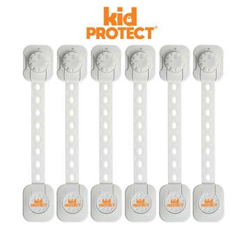 Siguranta usi copii, KidProtect®, blocator sertare, usa cuptor, frigider, congelator, dulap, deschidere accidentala, ajustabile pe lungime, adeziv puternic 3M, fara urme dupa indepartare, cu sistem de inchidere dublu, set 6 bucati, alb Siguranta usi copii, KidProtect®, blocator sertare, usa cuptor, frigider, congelator, dulap, deschidere accidentala, ajustabile pe lungime, adeziv puternic 3M, fara urme dupa indepartare, cu sistem de inchidere dublu, set 6 bucati, alb
