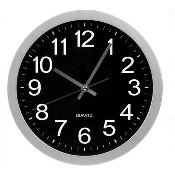Ceas negru de perete, SG, 30x4 cm Ceas negru de perete, SG, 30x4 cm