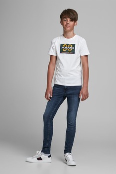Jack&Jones, Blugi slim fit Liam, Bleumarin Jack&Jones, Blugi slim fit Liam, Bleumarin