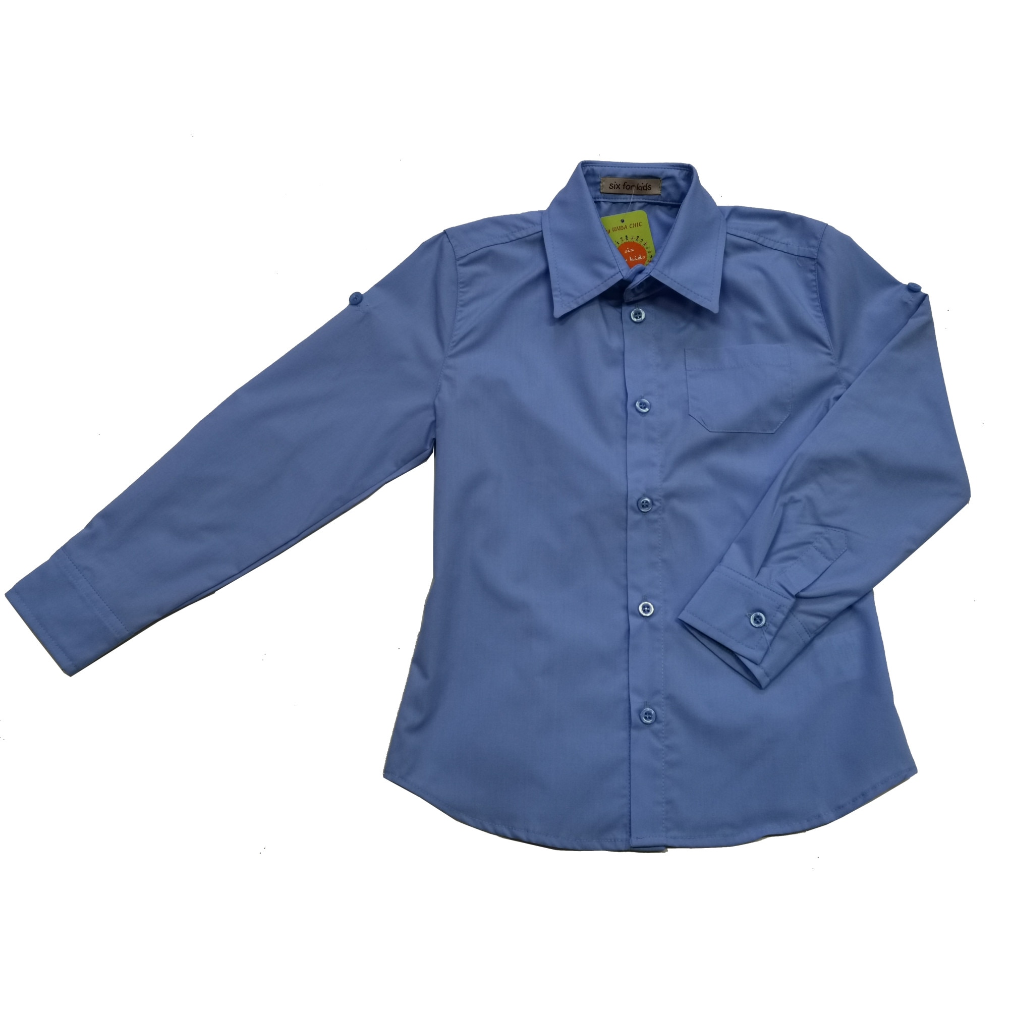 Camasa Liviu maneca lunga bleu