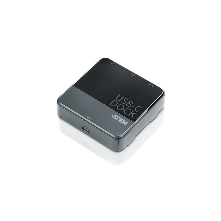 ATEN UH3233 USB-C Dual-HDMI Mini Dock notebook dokkoló (UH3233-AT) (UH3233-AT)