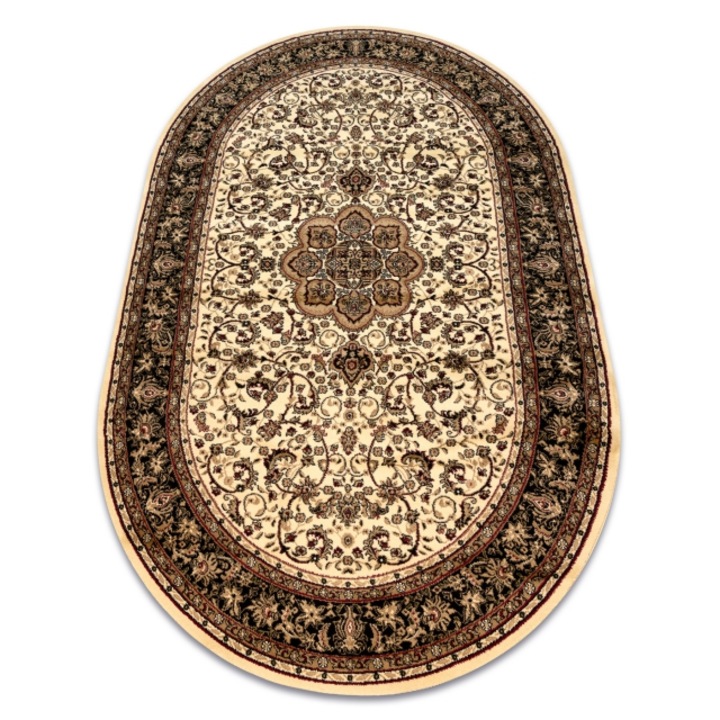 Dywany Łuszczów Royal szőnyeg ovális adr 521 karamella, 150x250 cm