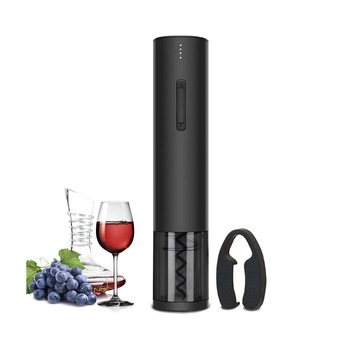 Set Tirbuson electric Modern pentru desfacut sticla Vin + Taietor Sigiliu AK64100 Set Tirbuson electric Modern pentru desfacut sticla Vin + Taietor Sigiliu AK64100