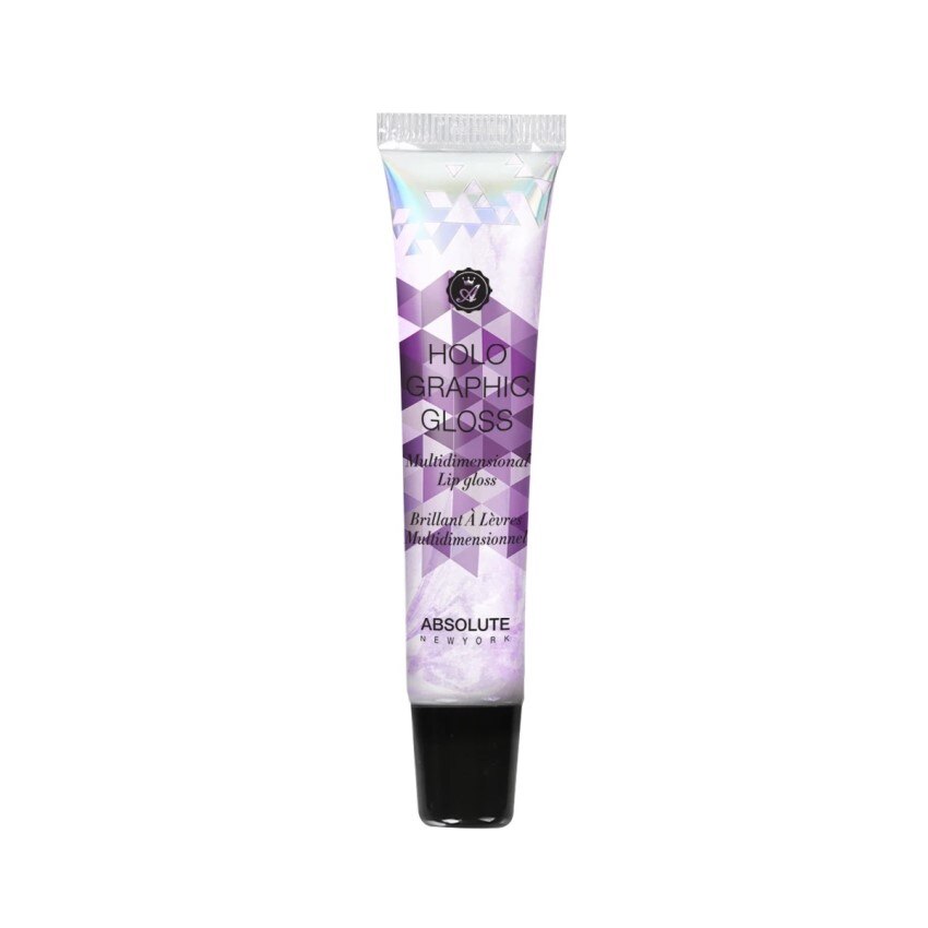 Luciu de buze cu microparticule Absolute Holographic Gloss Multidimensional 02 Glacier, 16ml
