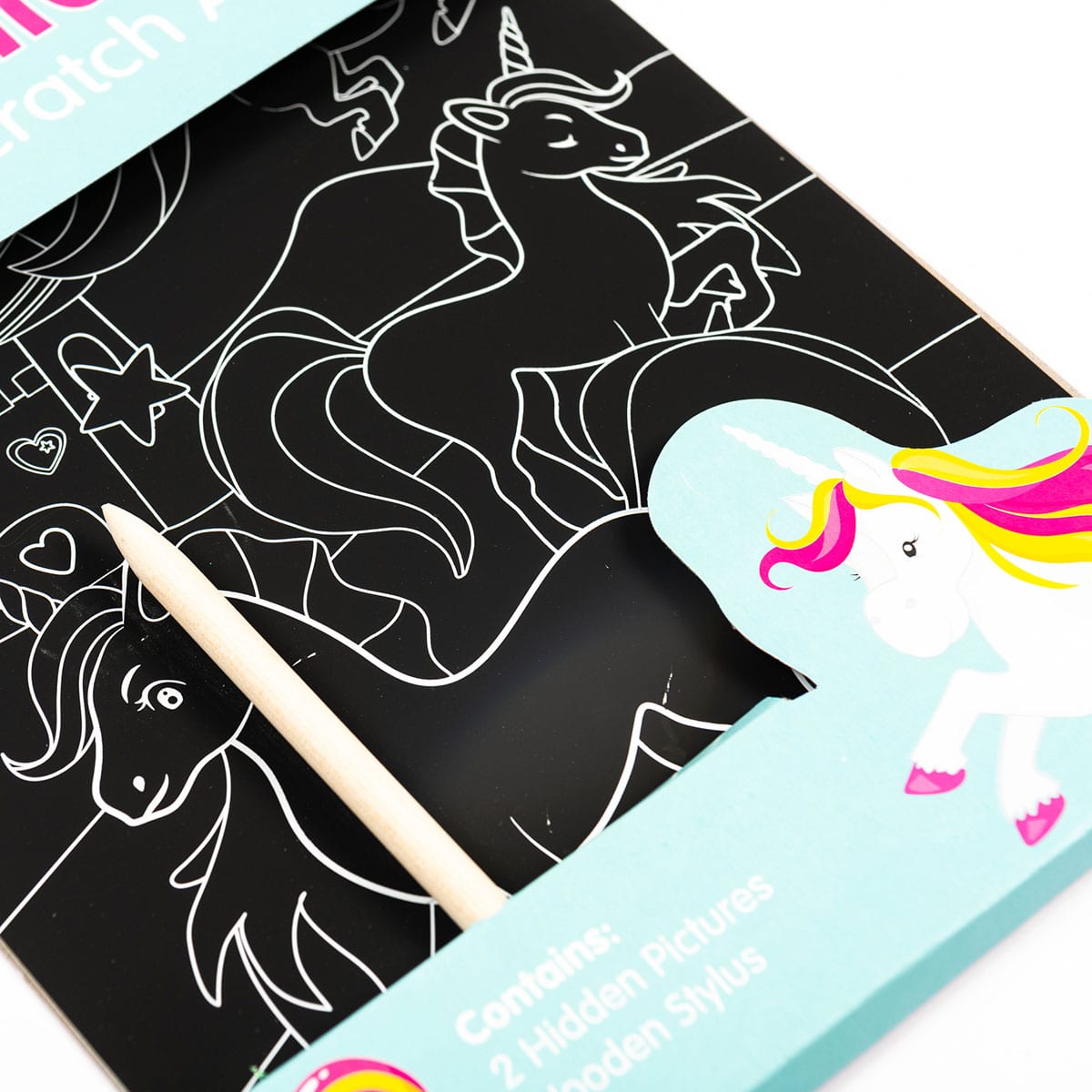 Unicorns Scratch art set eMAG.ro