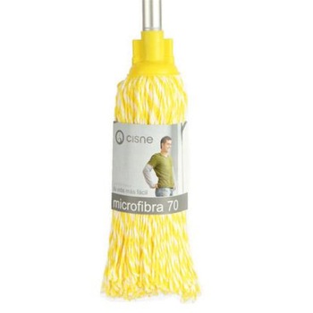 Mop umed microfibra alb-galben 150g, CISNE Mop umed microfibra alb-galben 150g, CISNE