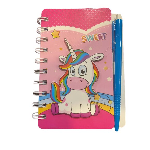 Jurnal Vision cu spirala si pix 14 cm