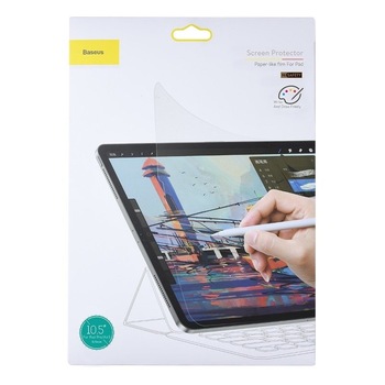 Folie protectie / pentru desen grafic Baseus, iPad Pro/Air 3, 0.15 mm, 10.5 Inch, Transparenta Folie protectie / pentru desen grafic Baseus, iPad Pro/Air 3, 0.15 mm, 10.5 Inch, Transparenta