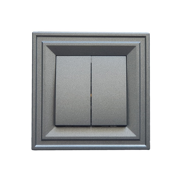 Ключ Сериен LB Light CLASSIC 10А, 250V, черен графит