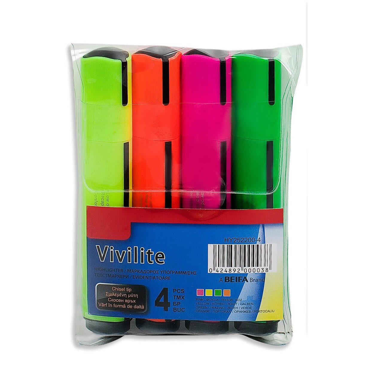 Set evidentiatoare, Zola®, 4 bucati, culori diferite