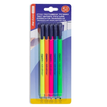 Set evidentiatoare, Zola®, 5 bucati, stil pix, culori neon Set evidentiatoare, Zola®, 5 bucati, stil pix, culori neon