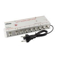 amplificator semnal elsales els-1020mk8 cu 8 iesiri  alimentare 220 v  argintiu imagen 45_0_
0