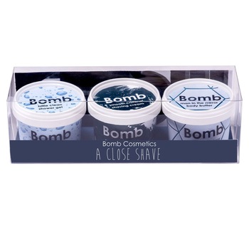 Set cadou Trio - A Close Shave, Bomb Cosmetics Set cadou Trio - A Close Shave, Bomb Cosmetics