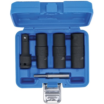 Set extractoare de prezoane de roti 17 - 19 - 21 mm, antrenare 12,5 mm (1/2 Set extractoare de prezoane de roti 17 - 19 - 21 mm, antrenare 12,5 mm (1/2