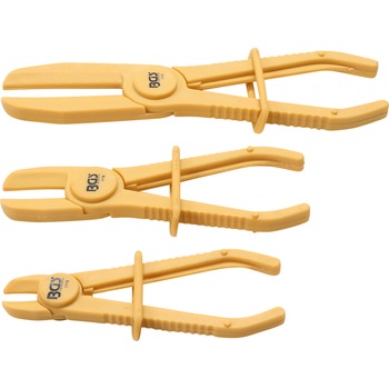 Set clesti pentru obturat furtun de combustibil, lichid de frana si lichid de racire, lungime 155-185-255mm, 3 piese Set clesti pentru obturat furtun de combustibil, lichid de frana si lichid de racire, lungime 155-185-255mm, 3 piese
