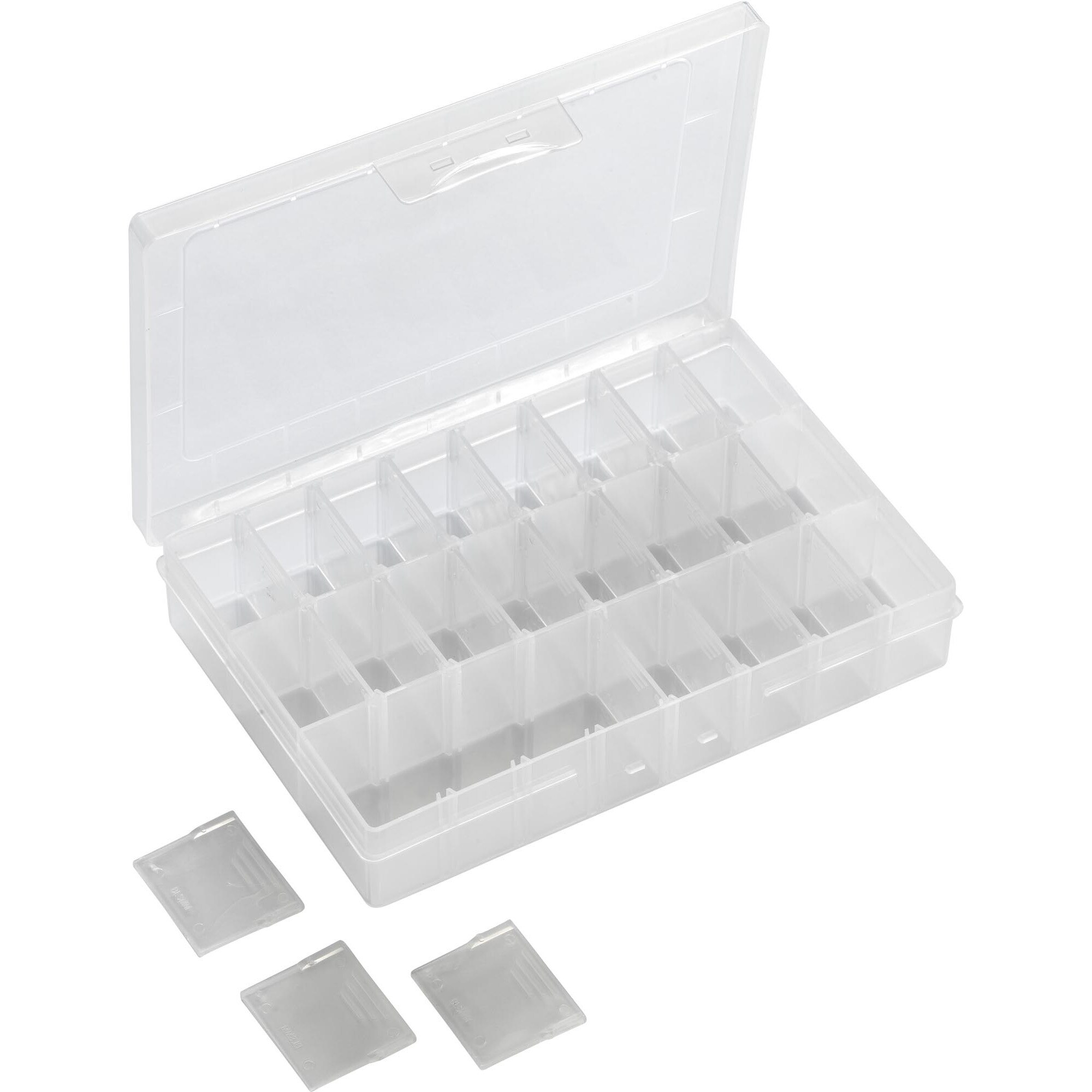 Cutie accesorii cu 21 despartitoare dimensiuni 20x13.6x13.8cm