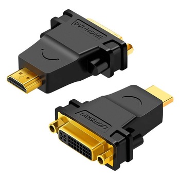 Adaptor HDMI - DVI UGREEN 20123 (negru) Adaptor HDMI - DVI UGREEN 20123 (negru)