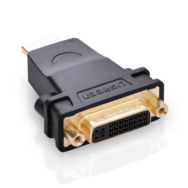 Адаптер UGREEN 20123, HDMI към DVI, черен