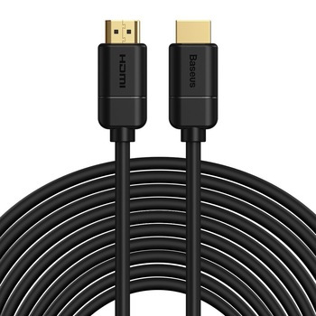 Cablu Baseus 2X Hdmi 2.0 4K 60Hz, 3D, Hdr, 18Gbps, 1M. Negru Cablu Baseus 2X Hdmi 2.0 4K 60Hz, 3D, Hdr, 18Gbps, 1M. Negru