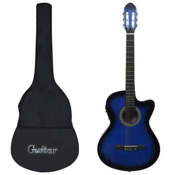 Set chitara acustica cu egalizator din 12 piese, vidaXL, 4/4 39 Set chitara acustica cu egalizator din 12 piese, vidaXL, 4/4 39