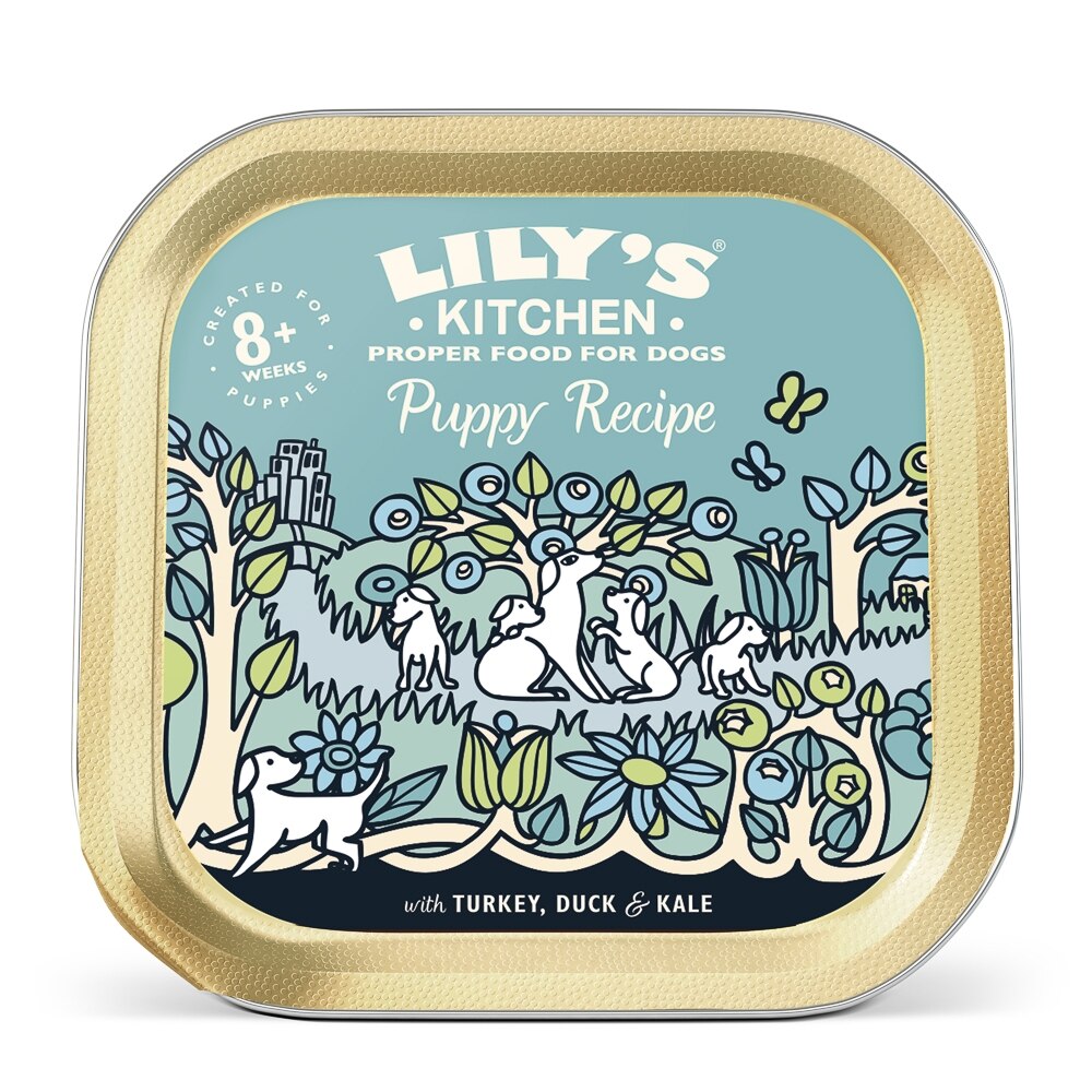 Hrana pentru Caini, Lily's Kitchen Puppy cu Curcan si Rata, 150 g
