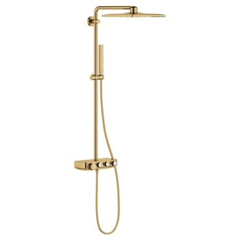 Sistem de dus Grohe Euphoria SmartControl 310 26508GN0, termostat, 310 mm, aparent, gold (cool sunrise) Sistem de dus Grohe Euphoria SmartControl 310 26508GN0, termostat, 310 mm, aparent, gold (cool sunrise)