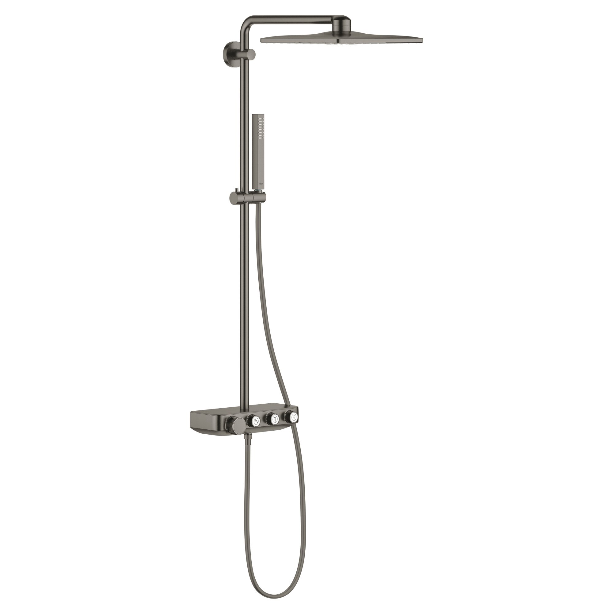Sistem de dus Grohe Euphoria SmartControl 310 26508AL0, termostat, 310 mm, aparent, antracit (hard graphite)