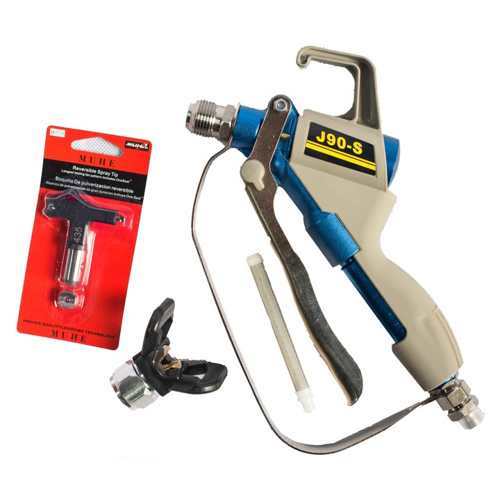 Set Pistol de glet si vopsit airless Visoli cu diuza 435