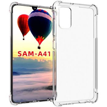 Husa Tpu Protectie Silicon Antisoc Samsung A41 ,Transparent, Brand Mobile Tuning Husa Tpu Protectie Silicon Antisoc Samsung A41 ,Transparent, Brand Mobile Tuning
