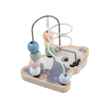 Jucarie din lemn pentru motricitate, Joueco, Panda Jucarie din lemn pentru motricitate, Joueco, Panda