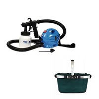 pachet pistol spray gaia paint zoom 650w pentru vopsit si zugravit  cos picnic verde imagen 6_0_
0