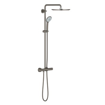 Sistem de dus Grohe Euphoria 310 26075AL0, 1/2'', aparent, termostat, 310 mm, anti-oparire, 3 functii, antracit (hard graphite) Sistem de dus Grohe Euphoria 310 26075AL0, 1/2'', aparent, termostat, 310 mm, anti-oparire, 3 functii, antracit (hard graphite)