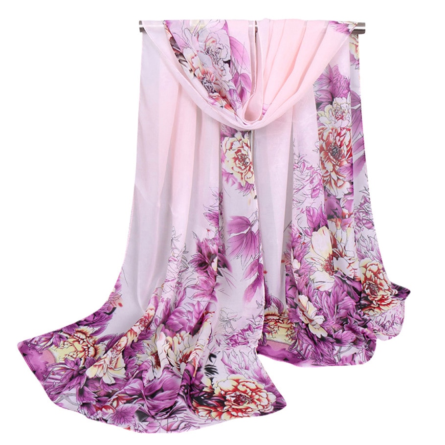 Esarfa dama, 160×50cm, violet, pentru vara