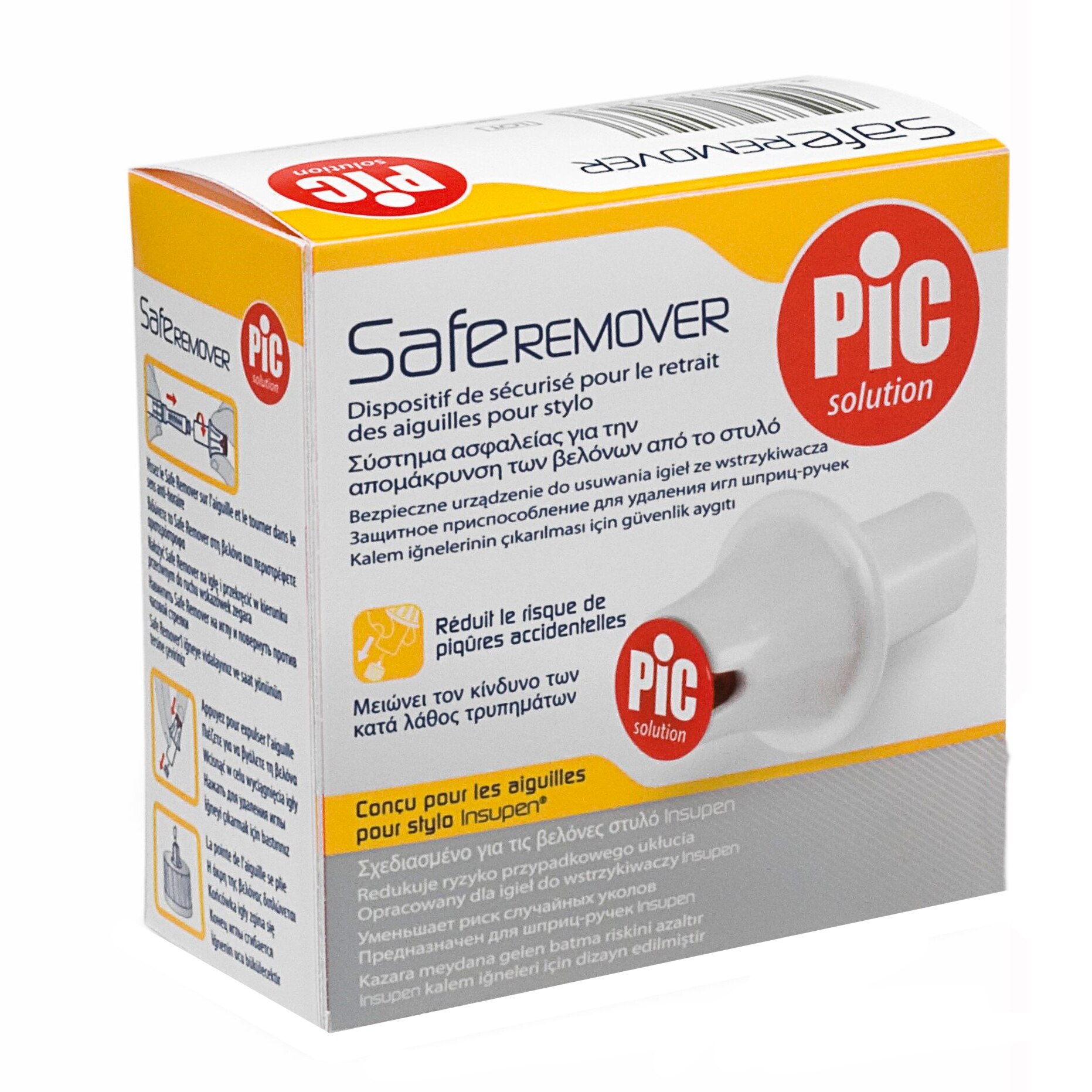 SAFEREMOVER - Dispozitiv pentru inlaturarea in siguranta a acelor pentru pen-uri