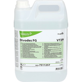 Dezinfectant pentru suprafete pe baza de alcool Divodes FG, aprobat contact alimentar, 5L Dezinfectant pentru suprafete pe baza de alcool Divodes FG, aprobat contact alimentar, 5L