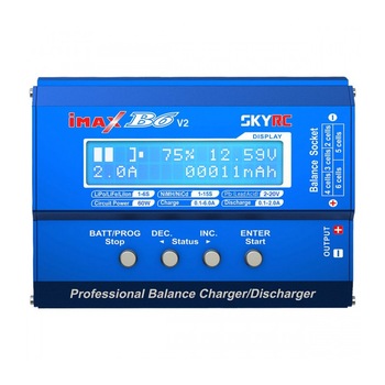 Incarcator IMAX B6V2 SkyRC original pentru acumulatori LiIon, LiPo, LiFe, LiHv NiMH, NiCd, Pb Incarcator IMAX B6V2 SkyRC original pentru acumulatori LiIon, LiPo, LiFe, LiHv NiMH, NiCd, Pb