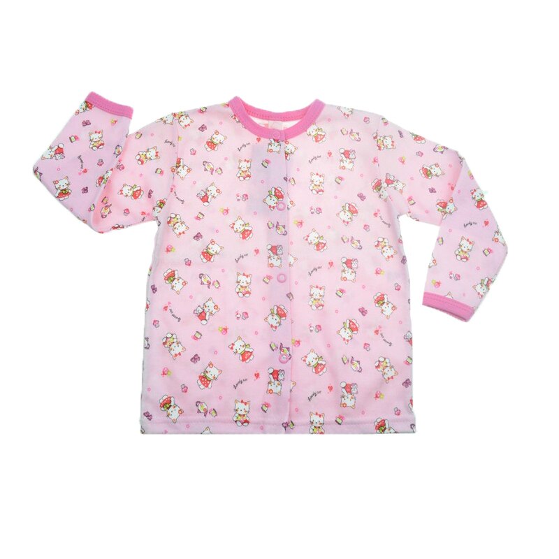 Bluza cu maneca lunga pentru fete Koala Chmurka 807, Roz, 86 cm