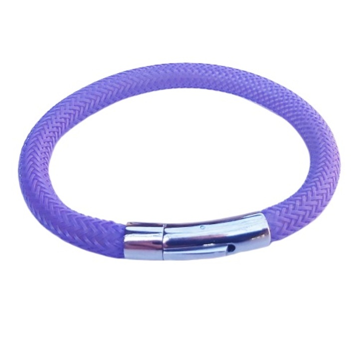 Terápiás plazma karkötő, Plasma Thor, Unisex, Mályvaszín