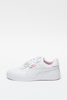 Puma, Pantofi sport de piele Cali X Hello Kitty, Alb, 32 EU