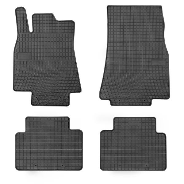 Set 4 covorase auto MAMMOOTH, Cauciuc, pentru MERCEDES A (W169) 2004-2012 LIFTBACK, Negru
