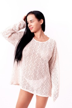 Bluza clasica dama Daydream marimea XL,Lisca,bej Bluza clasica dama Daydream marimea XL,Lisca,bej