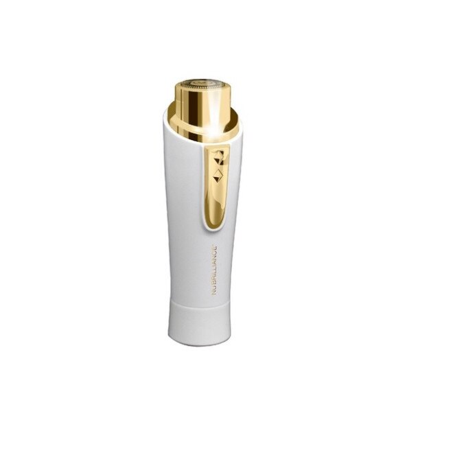 Epilator facial universal hipoalergenic portabil pentru indepartarea parului facial cu LED, Alb