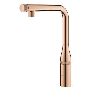 Baterie de bucatarie Essence Smartcontrol 31615DA0, 3/8'', pipa inalta, tip L, dus extractabil, cupru Baterie de bucatarie Essence Smartcontrol 31615DA0, 3/8'', pipa inalta, tip L, dus extractabil, cupru