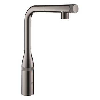 Baterie de bucatarie Essence Smartcontrol 31615A00, 3/8'', pipa inalta, tip L, dus extractabil, antracit (hard graphite) Baterie de bucatarie Essence Smartcontrol 31615A00, 3/8'', pipa inalta, tip L, dus extractabil, antracit (hard graphite)